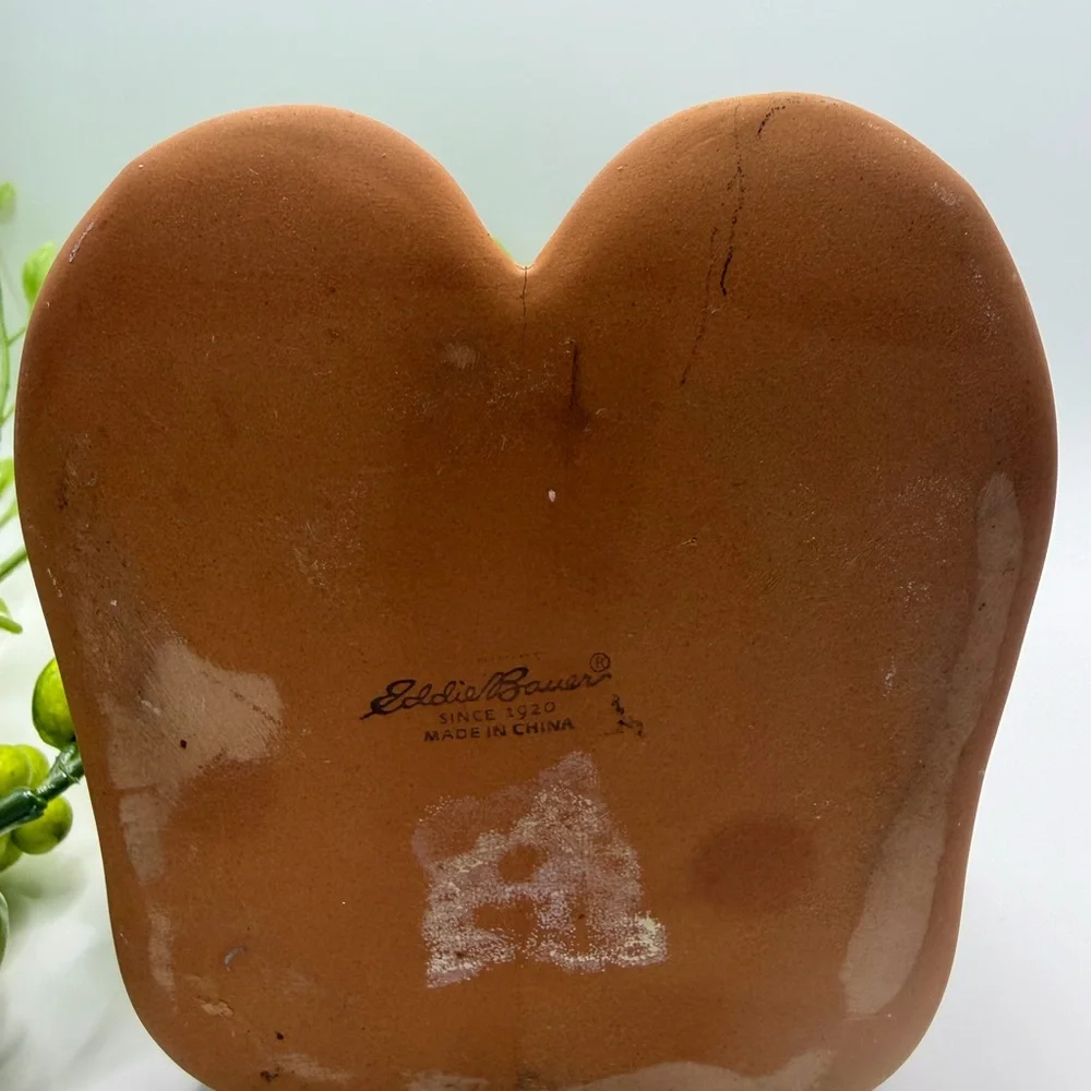 Eddie Bauer Olive Green Boot Planter with Faux Greenery - Picture 15 of 16